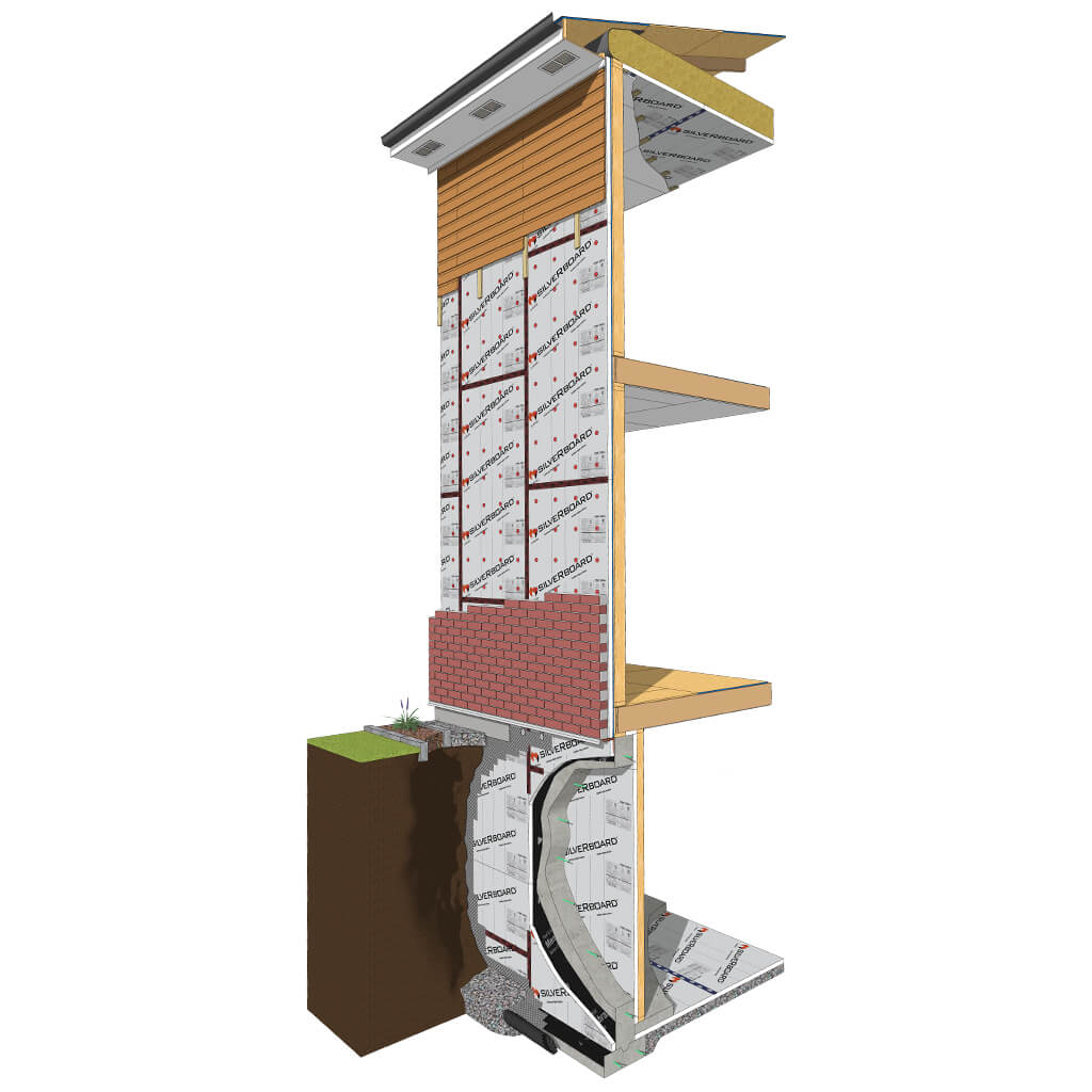 Silverboard 1 in. x 4 ft. x 8 ft. Type-3 Under Slab Rigid Foam Board Insulation - Image 3