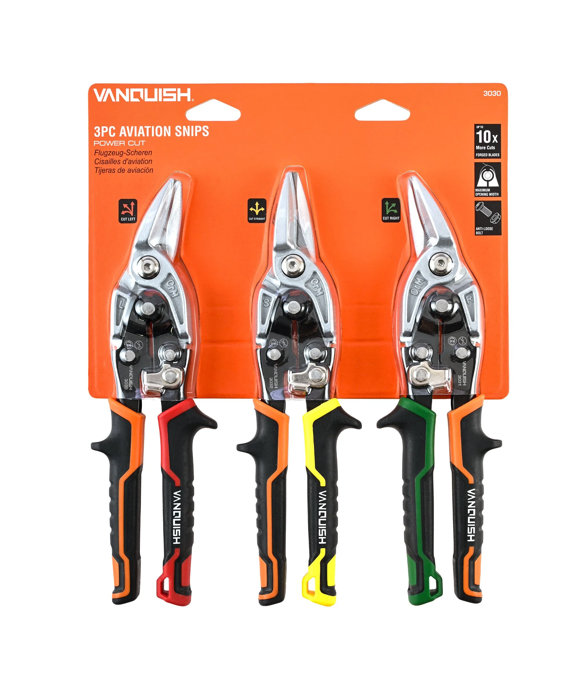 Vanquish 3030 Heavy Duty Aviation Snip Set