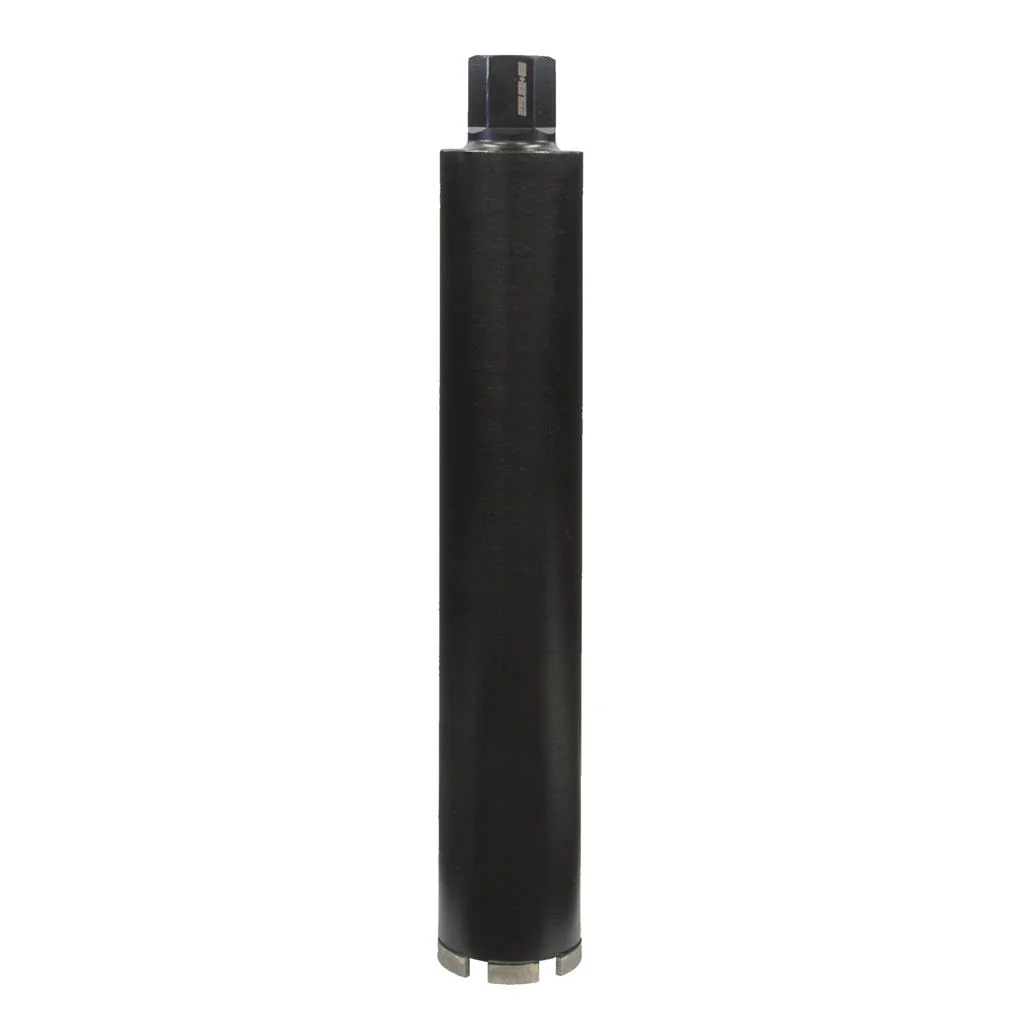 B+BTec 2.000.527 3 in x 16 in Diamond on Steel Hi-Speed Core Drill Rig Bit