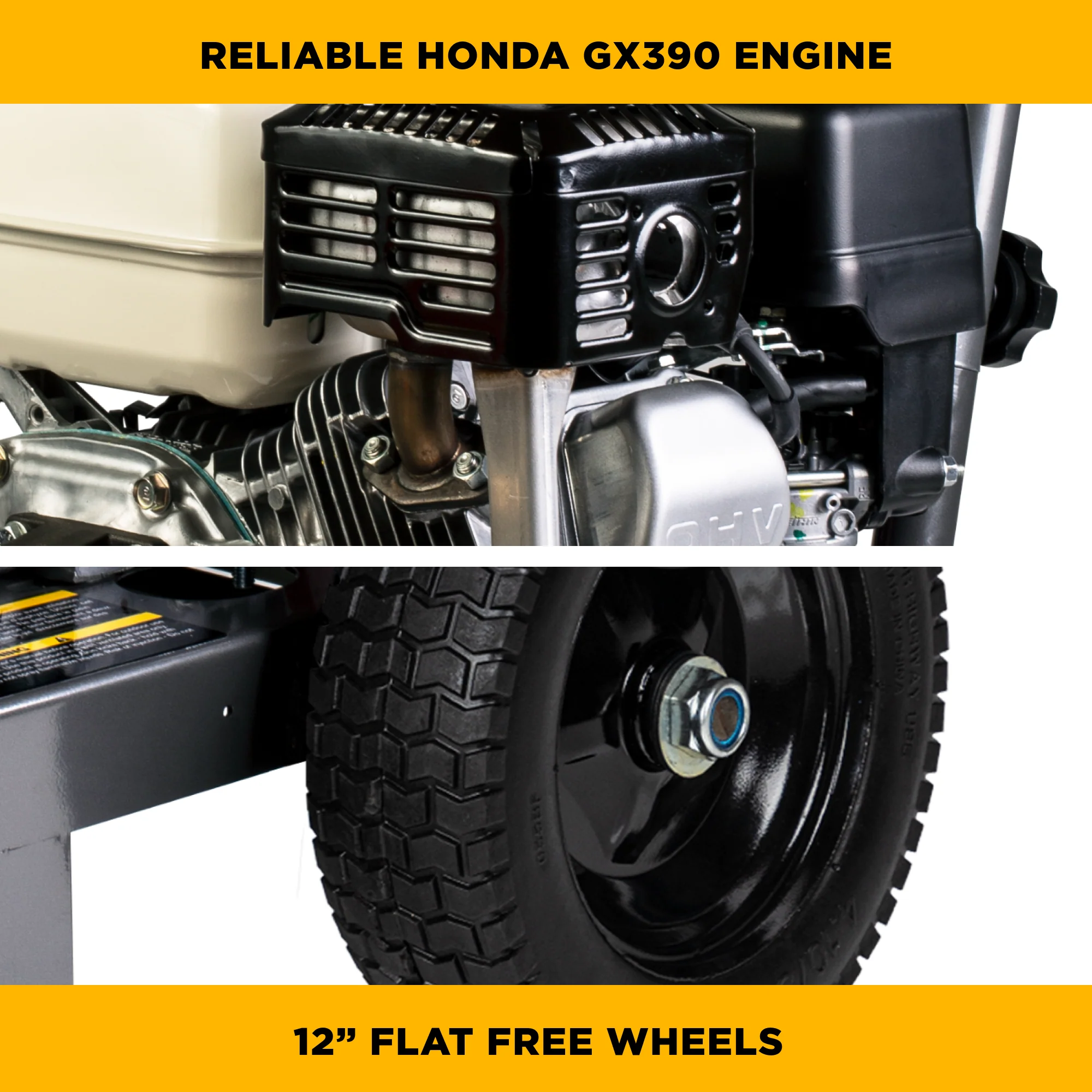 BE B4213HAAS 4,200 PSI - 4.2 GPM Cold Water Gas Pressure Washer with Honda GX390 Engine - Image 7
