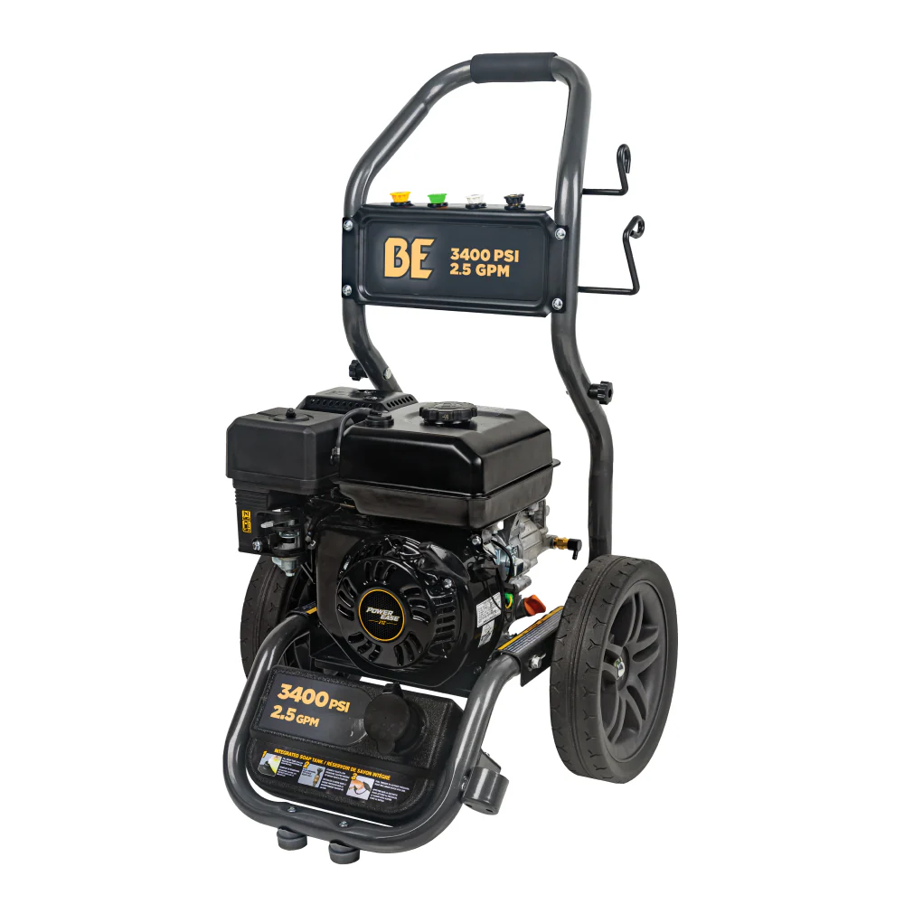 BE BE3475PX 3,400 PSI 2.5 GPM Cold Water Gas Pressure Washer