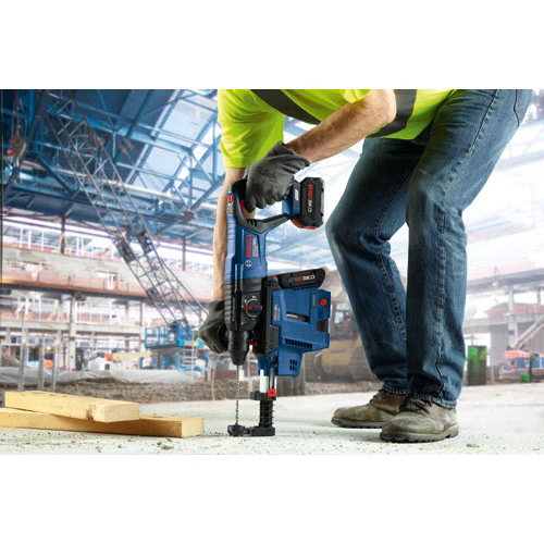 Bosch GBH18V-26DK25 Bulldog 1 in. SDS Plus Rotary Hammer Drill Kit (2 x 4.0 Ah) - Image 11