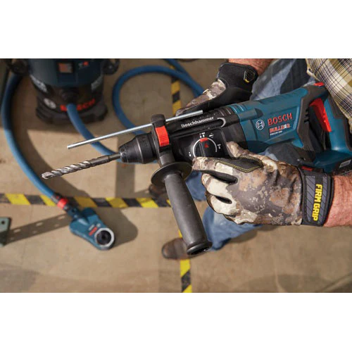Bosch GBH18V-26DK25 Bulldog 1 in. SDS Plus Rotary Hammer Drill Kit (2 x 4.0 Ah) - Image 12