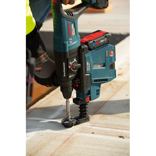 Bosch GBH18V-26DK25 Bulldog 1 in. SDS Plus Rotary Hammer Drill Kit (2 x 4.0 Ah) - Image 8