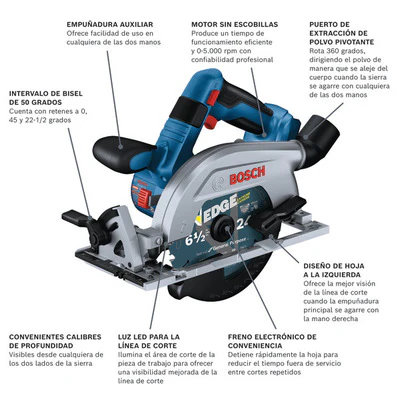 Bosch GKS18V-22LN 18V Cordless Circular Saw (Tool Only) - Image 21