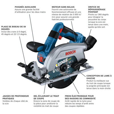 Bosch GKS18V-22LN 18V Cordless Circular Saw (Tool Only) - Image 22