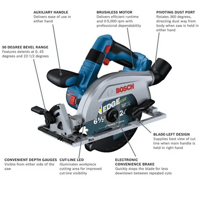 Bosch GKS18V-22LN 18V Cordless Circular Saw (Tool Only) - Image 3