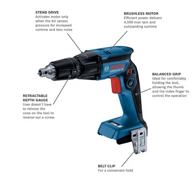 Bosch GTB18V-45N Professional Cordless Screwgun (Tool Only) - Image 21