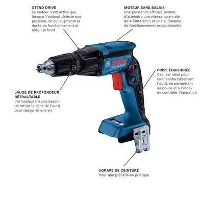 Bosch GTB18V-45N Professional Cordless Screwgun (Tool Only) - Image 22