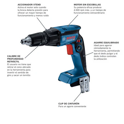 Bosch GTB18V-45N Professional Cordless Screwgun (Tool Only) - Image 23