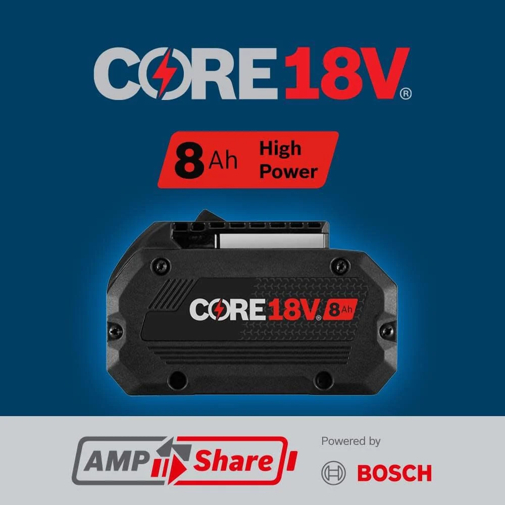 BOSCH GXS18V-12N14 Lithium-Ion 8 Ah 18V Starter Kit - Image 10