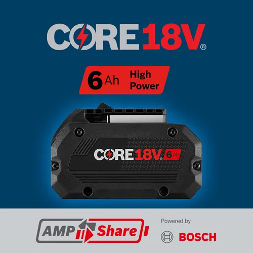 Bosch GXS18V-19N16 6.0AH Core Starter Kit - Image 5