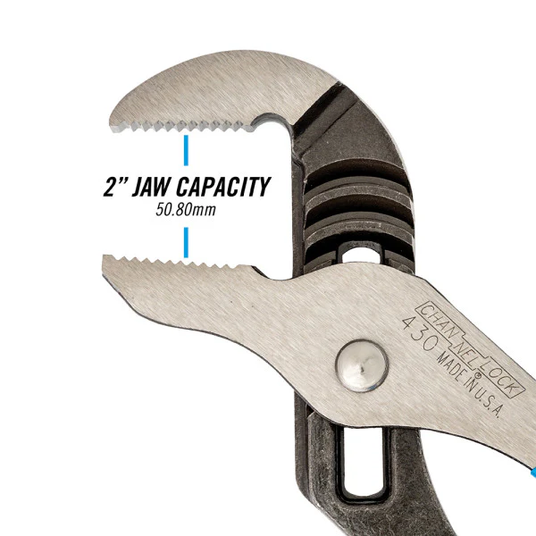Channellock 430 10 in. Straight Jaw Tongue and Groove Pliers - Image 3