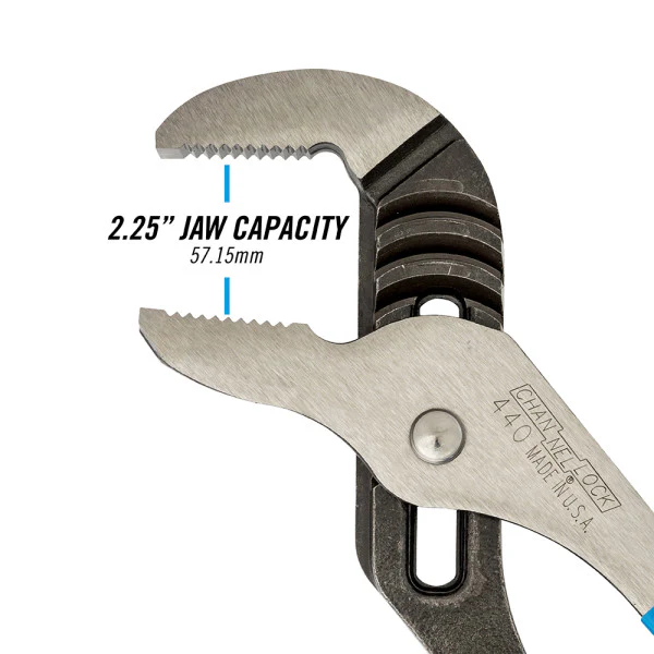 Channellock 440 12 in. Straight Jaw Tongue And Groove Pliers - Image 3