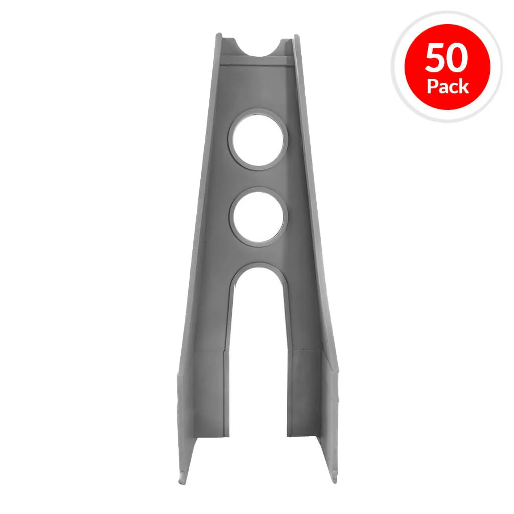 Art Mould 10 in. Plastic Rebar Linden Chair (50-Pack)