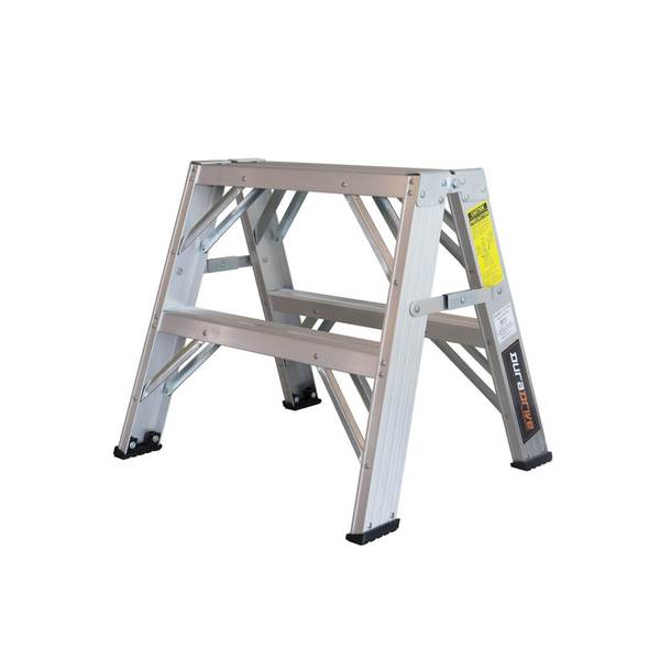 DuraDrive 2' Aluminum Sawhorse Ladder, 300 Lbs.