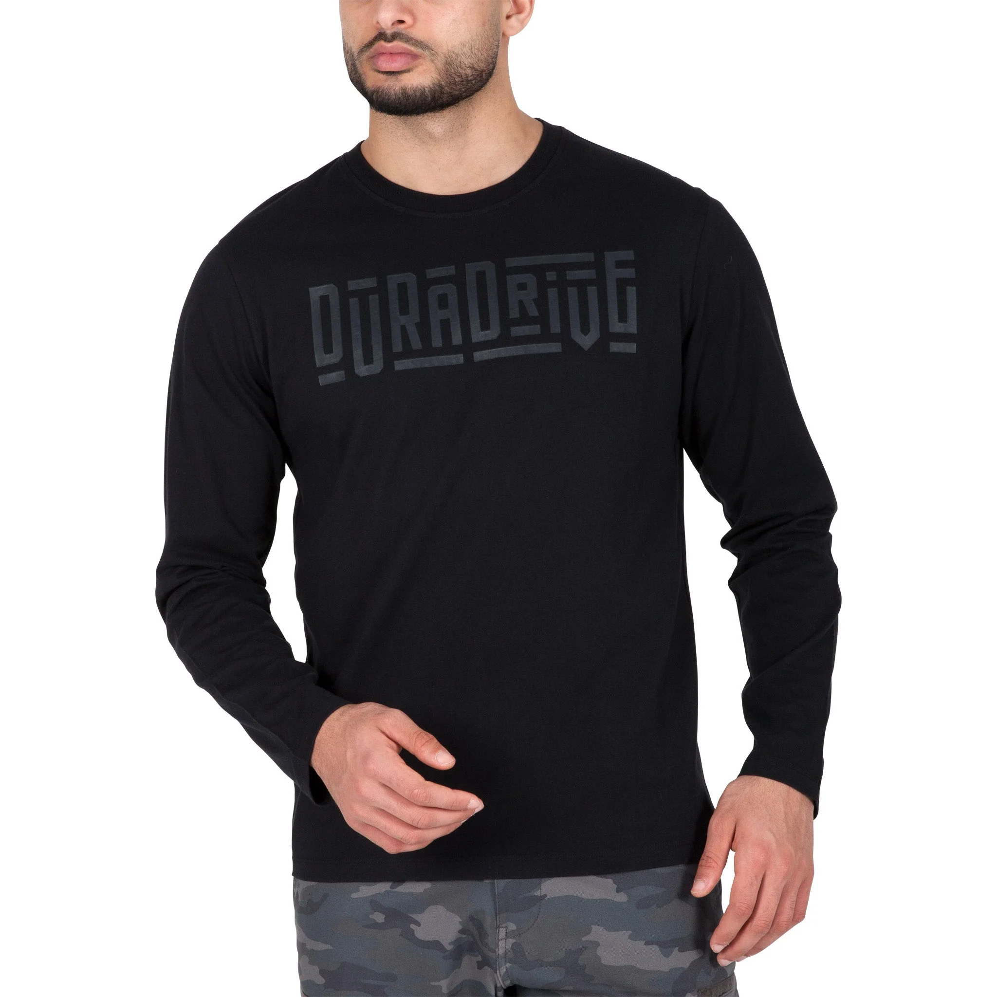Duradrive Maze 3D Print Long Sleeve Crew Neck T-Shirt - Image 3