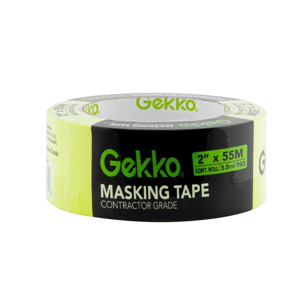 Gekko 2 in. x 55 m Green Masking Tape - Image 2