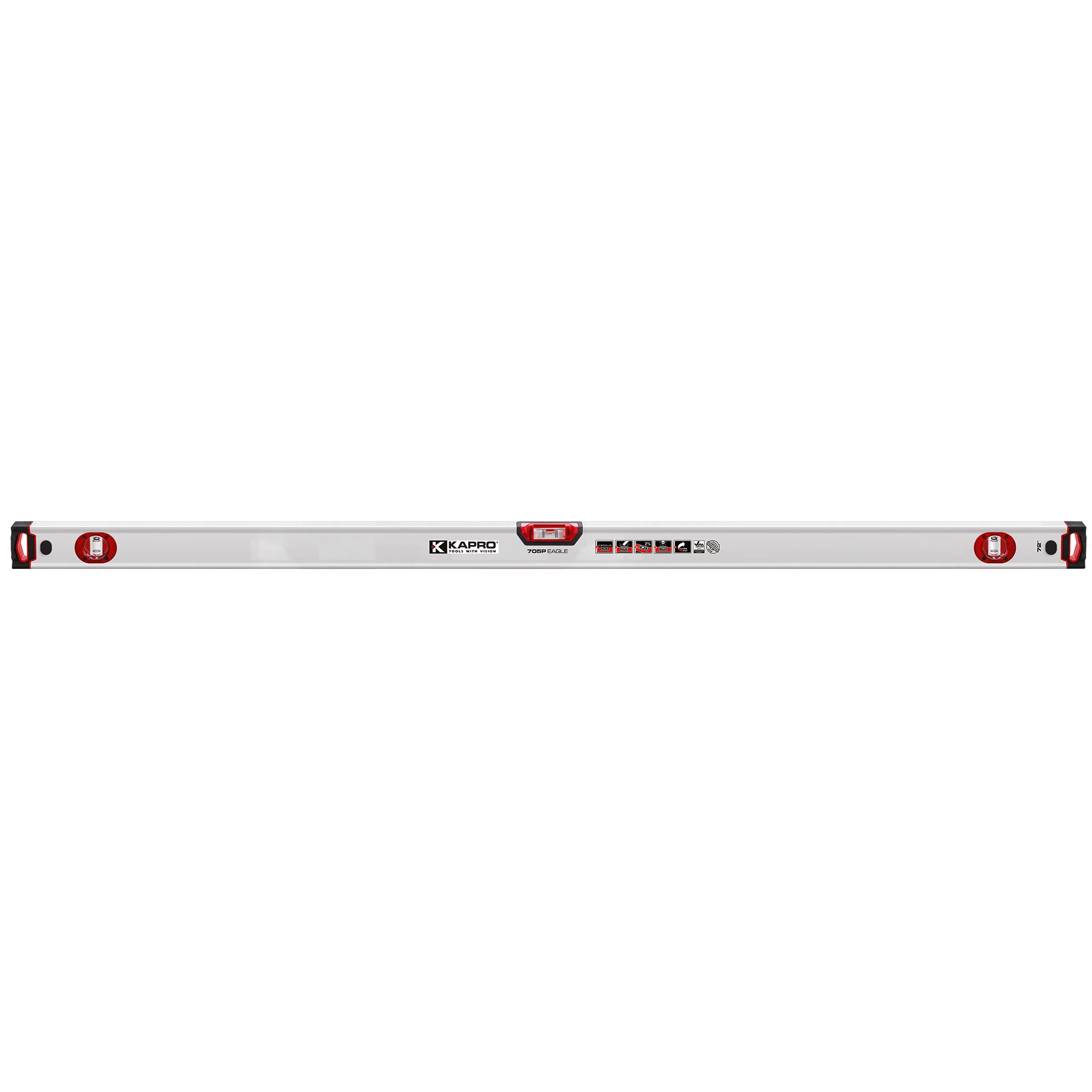 Kapro Eagle 72 in. Optivision Red Contractor Box Level