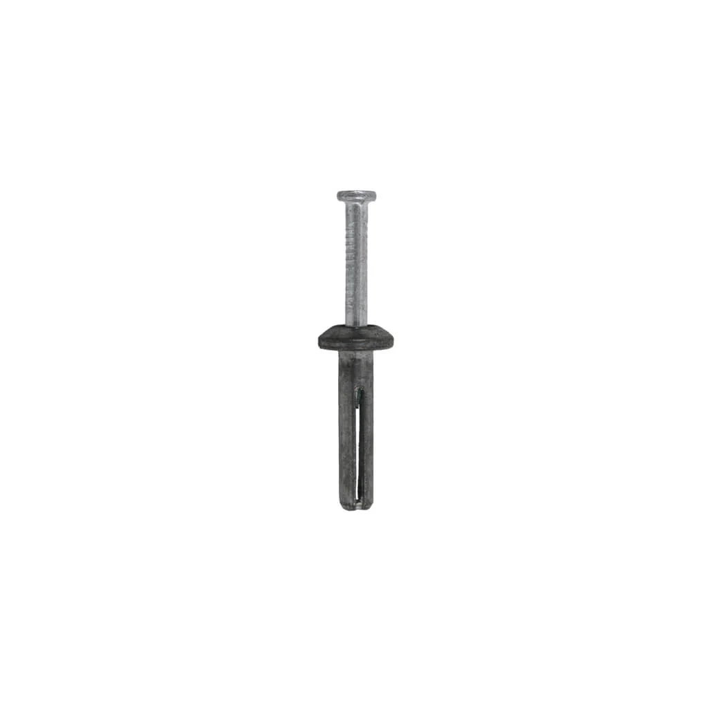 DEAWLT POWERS 02802 3/16 in. x 7/8 in. ZAMAC NAILIN Mushroom Head Carbon Steel Nail Anchor (100-Pack)