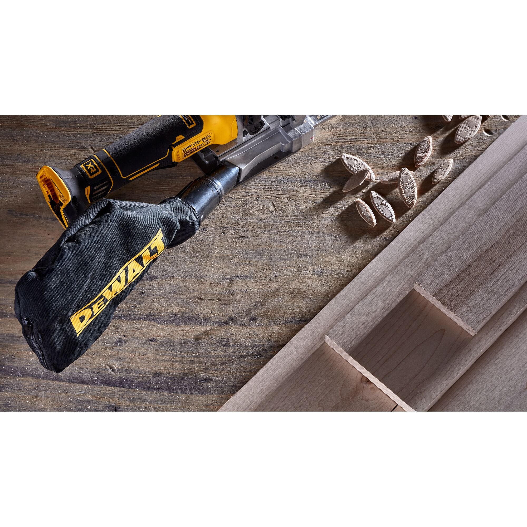 DeWalt DCW682B 20V MAX* XR Brushless Biscuit Joiner (Tool Only) - Image 6