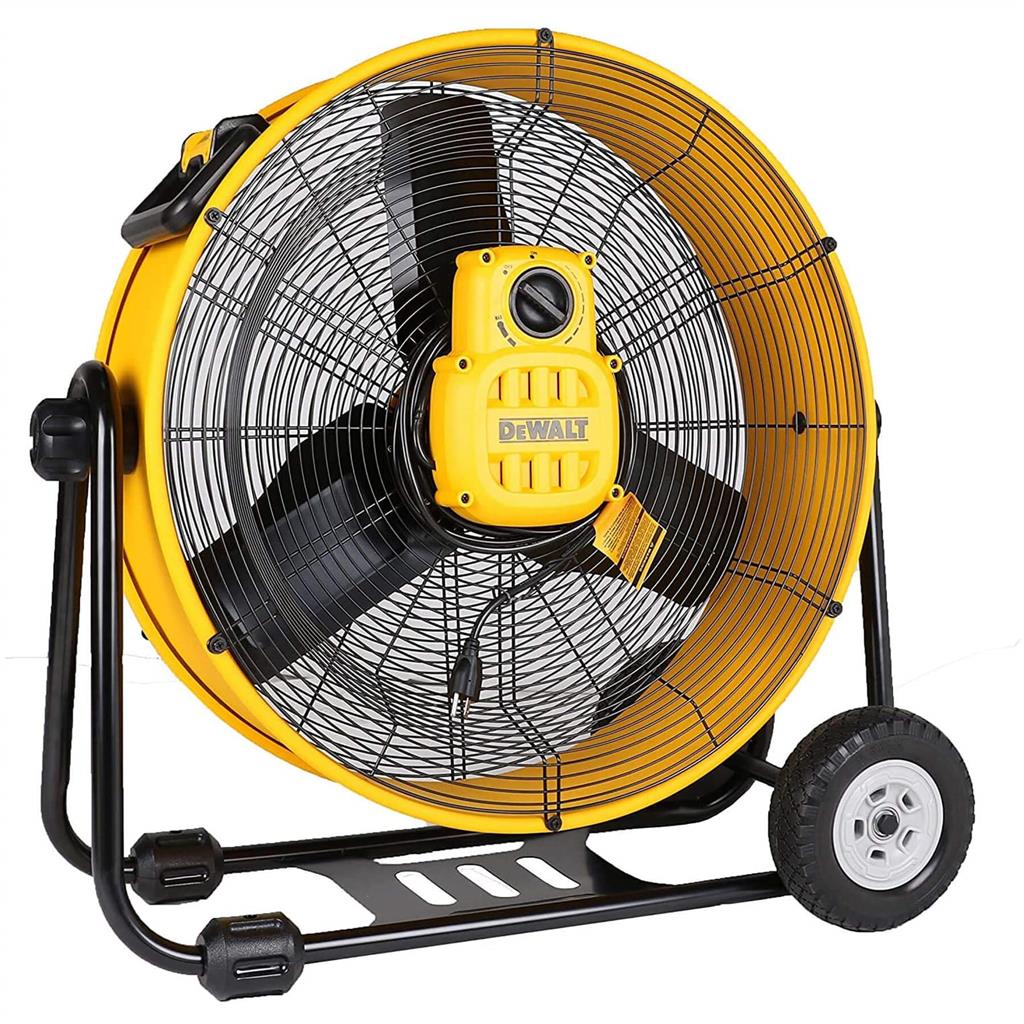 Dewalt DXF2491 24 in. 6500 CFM 3-Speed Drum Fan On Wheels - Image 7