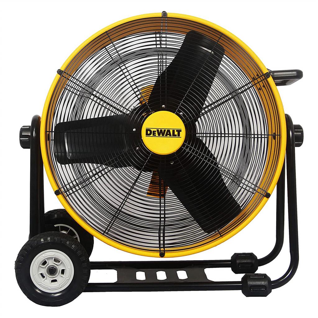 Dewalt DXF2491 24 in. 6500 CFM 3-Speed Drum Fan On Wheels - Image 8