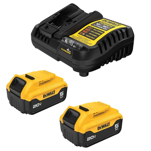 DeWalt DCB205-2C 20V MAX* Lithium-Ion 5 Ah 20 V Battery and Charger Kit - Image 4