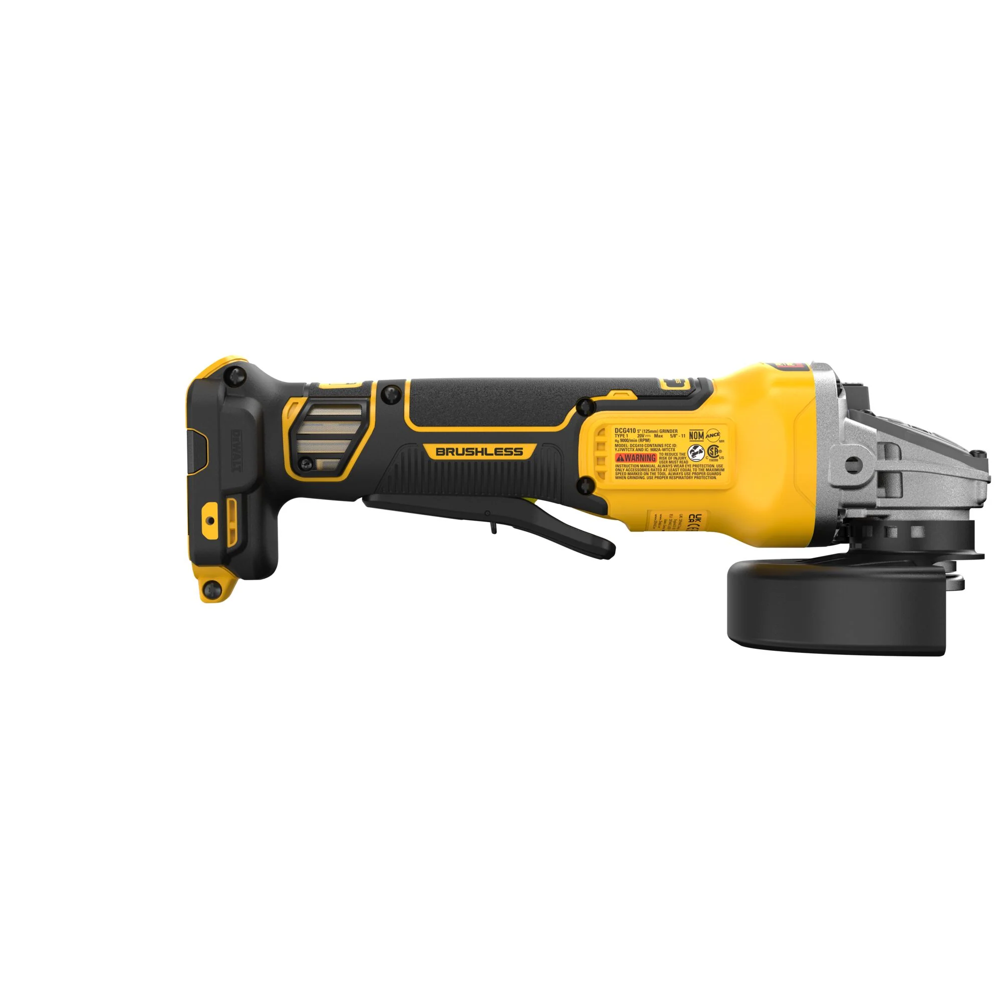 Dewalt DCG410B 20V Max XR 4.5-5 in. Angle Grinder (Tool Only) - Image 4