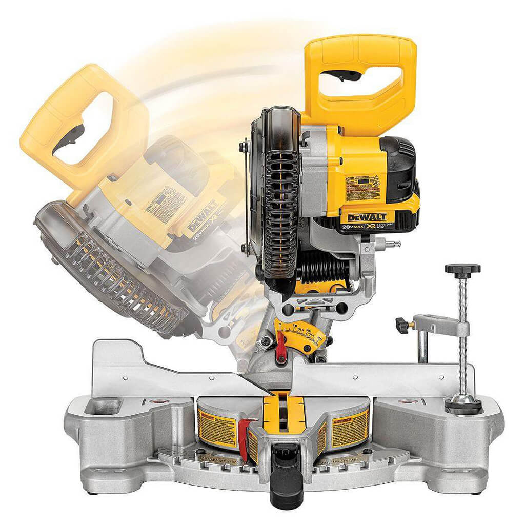 DeWalt DCS361B 7-1/4 in 20 V Lithium-Ion Cordless Sliding Miter Saw (Tool Only) - Image 3