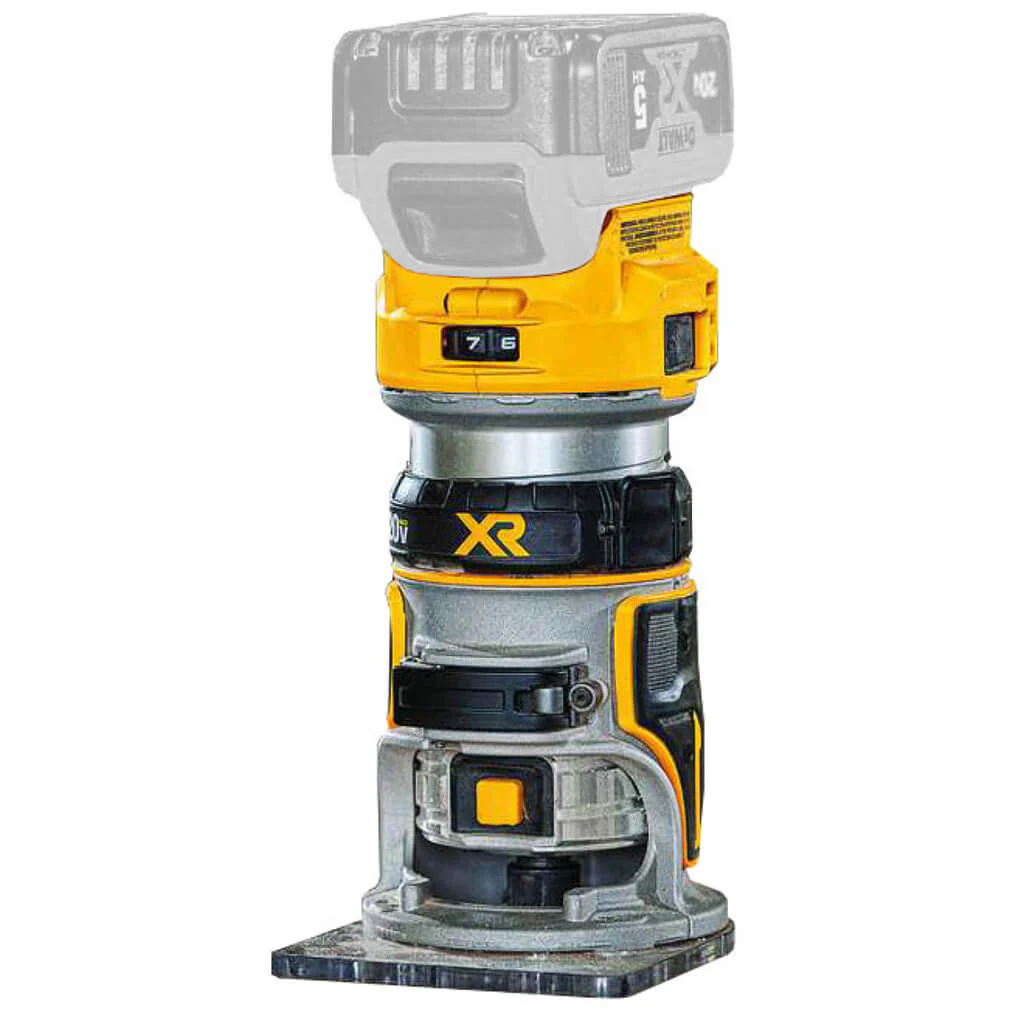 DEWALT DCW600B 20-Volt MAX XR Lithium-Ion Brushless Compact Router (Tool Only) - Image 2