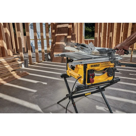 DEWALT DWE7485WS Corded 8-1/4 in. Table Saw with Stand and Blade - Image 10