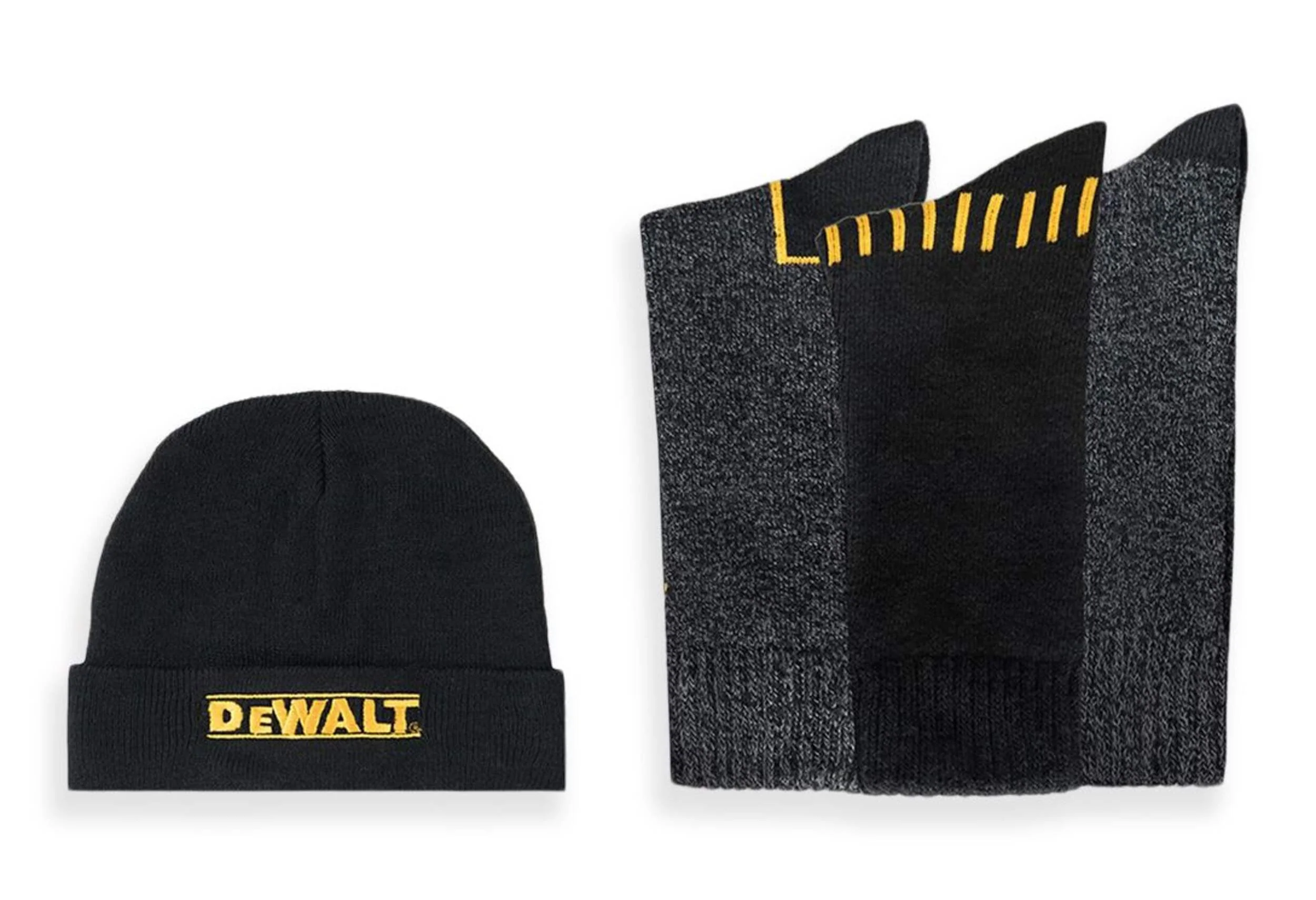 Dewalt Toque & 3 Piece Sock Combo