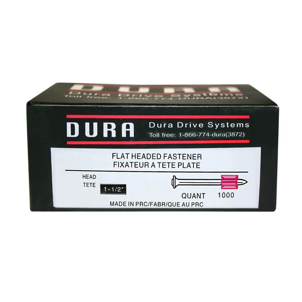 DuraDrive 1-1/2 in x 0.3 in Bright Flat Head Fluted Drive Pins - Image 3