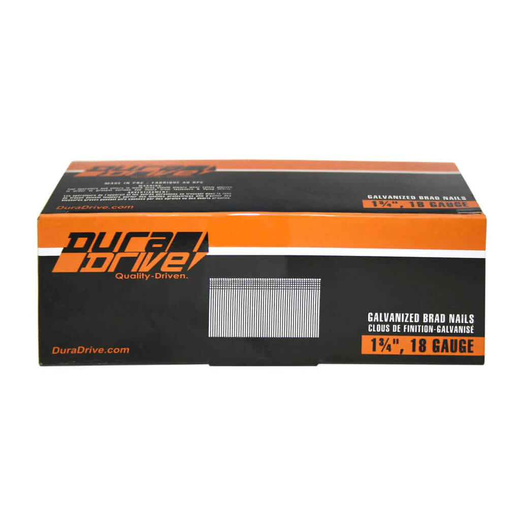 DuraDrive 1-3/4 in 18 Gauge Galvanized Brad Nails - 5000/Pack - Image 2