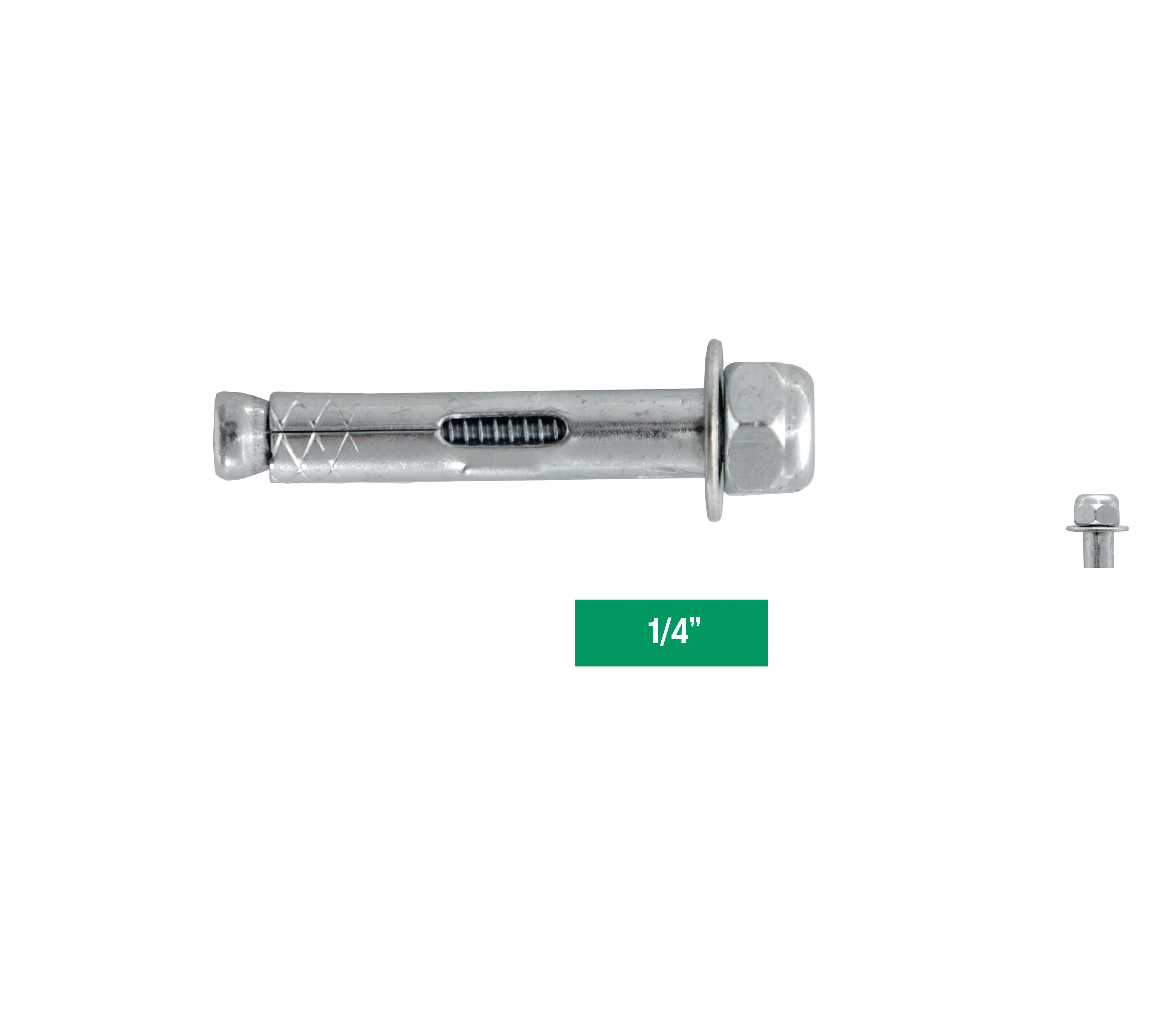 DuraDrive 1/4 in. x 1-3/8 in. Acorn Nut Sleeve Anchor (100-Pack)