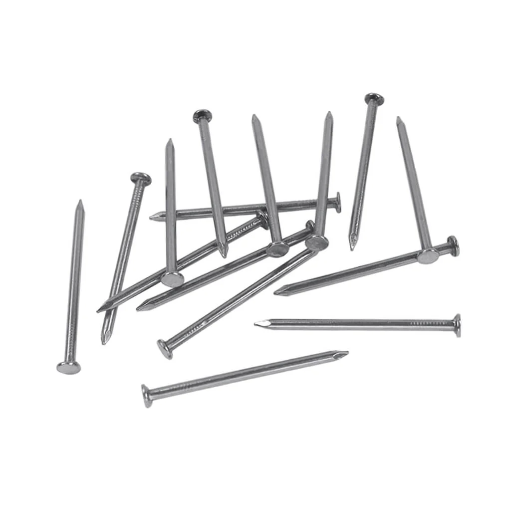 DuraDrive 12 in Thin Smooth Shank Bright Common Nails - 50 lb/Box - Image 3