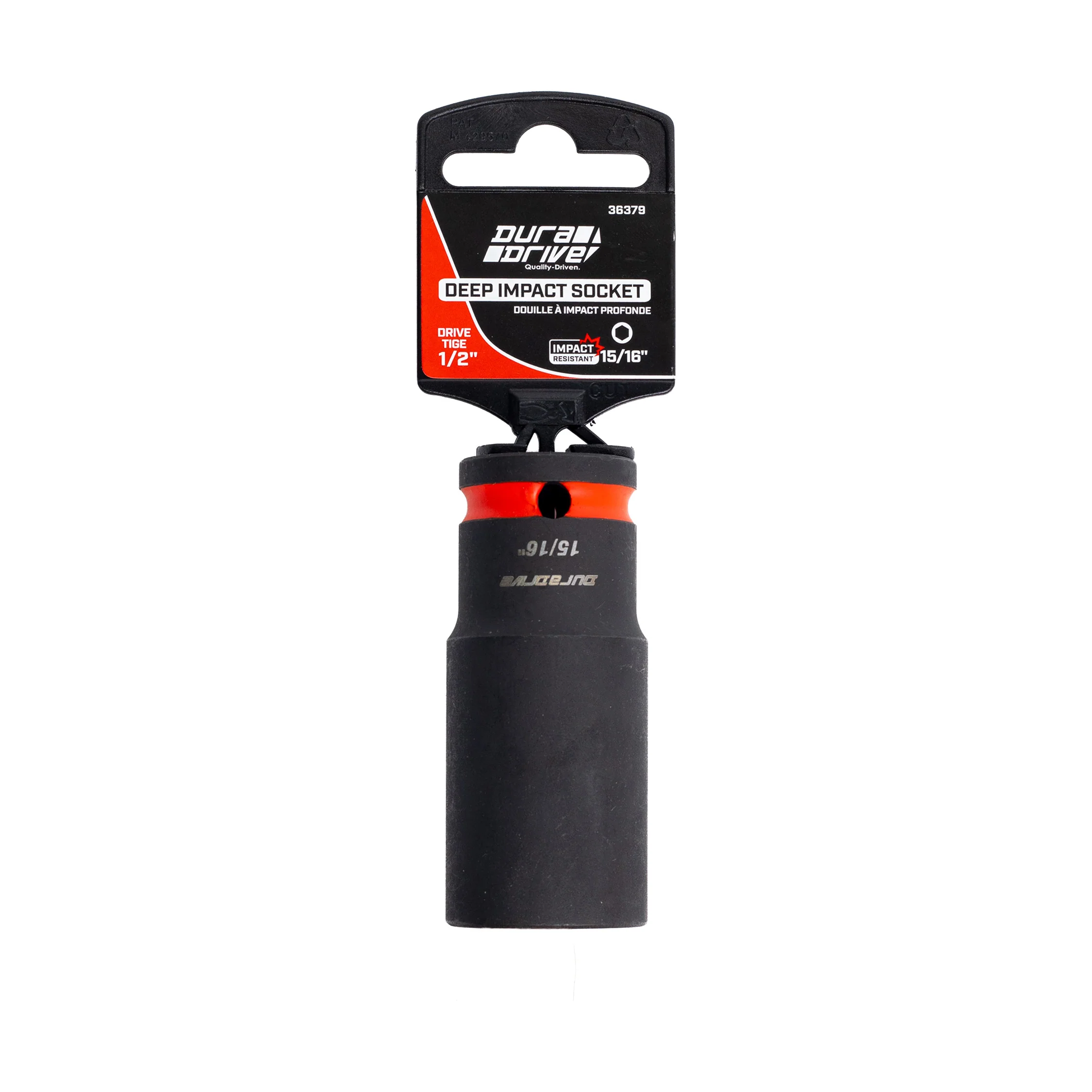 DuraDrive 1/2" x 15/16" Deep Impact Socket - Image 2