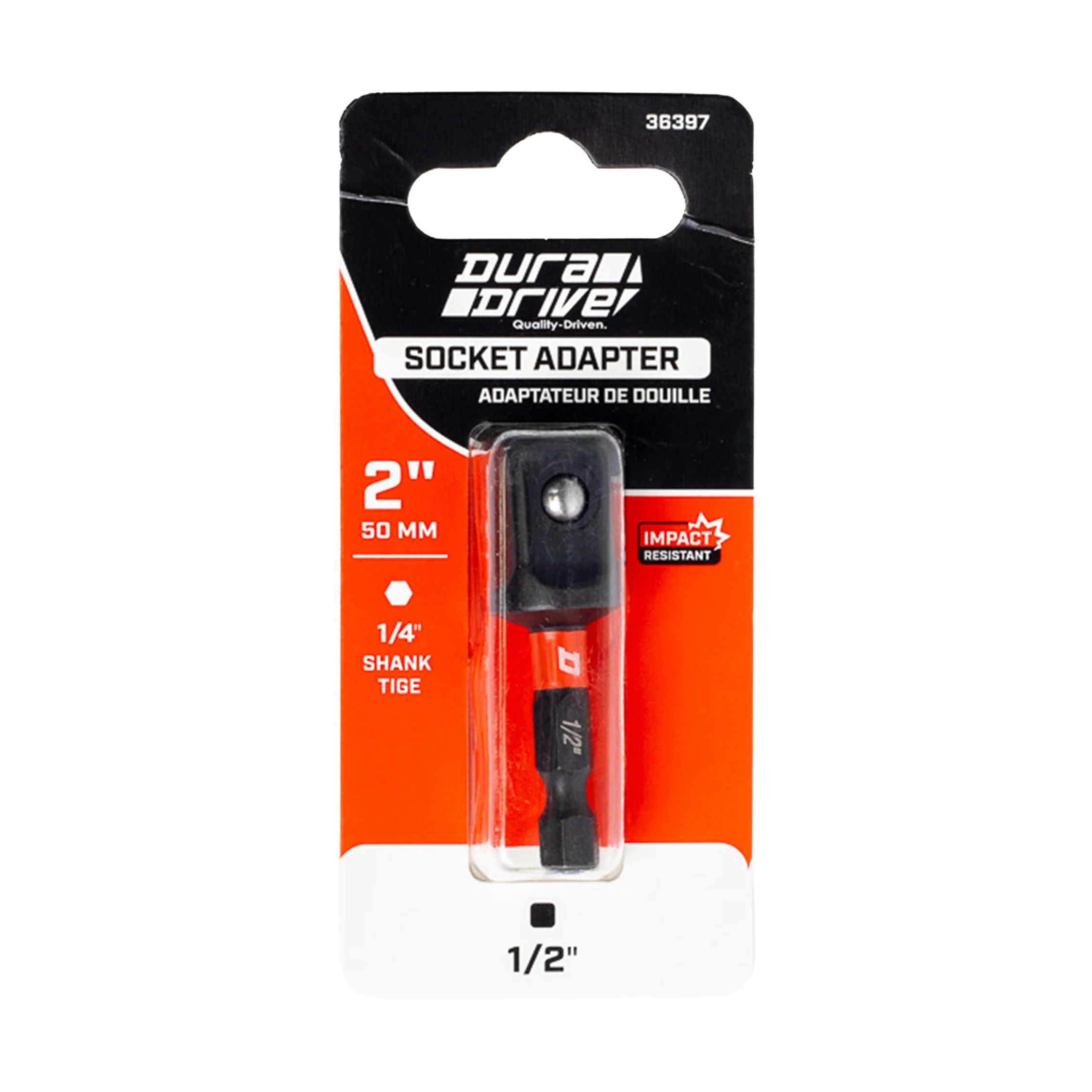 DuraDrive 2.0 Socket Adapter 1/4" To 1/2" - Image 2