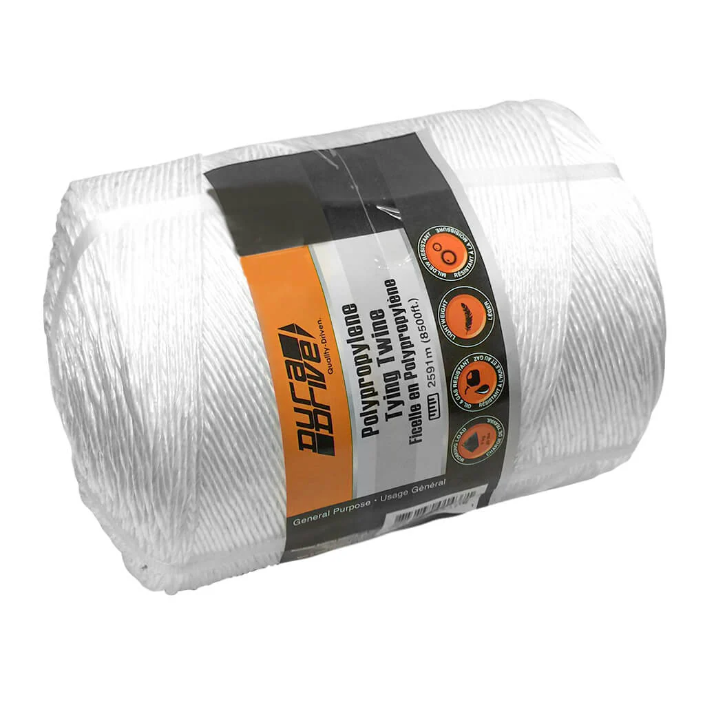 DuraDrive 8500 ft. White Polypropylene Twist Utility Tying Twine