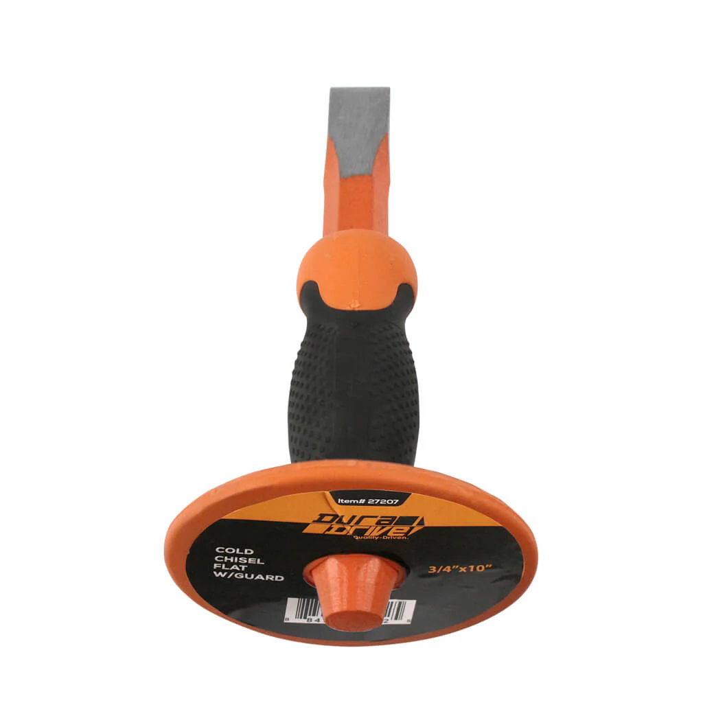 DuraDrive 3/4 in. x 10 in. Cold Flat Chisel With Hand Guard - Image 2