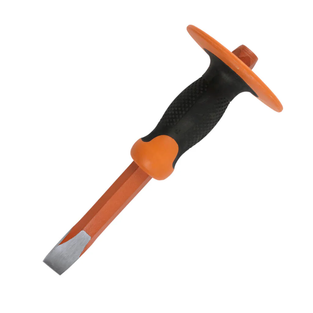DuraDrive 3/4 in. x 12 in. Cold Flat Chisel With Hand Guard