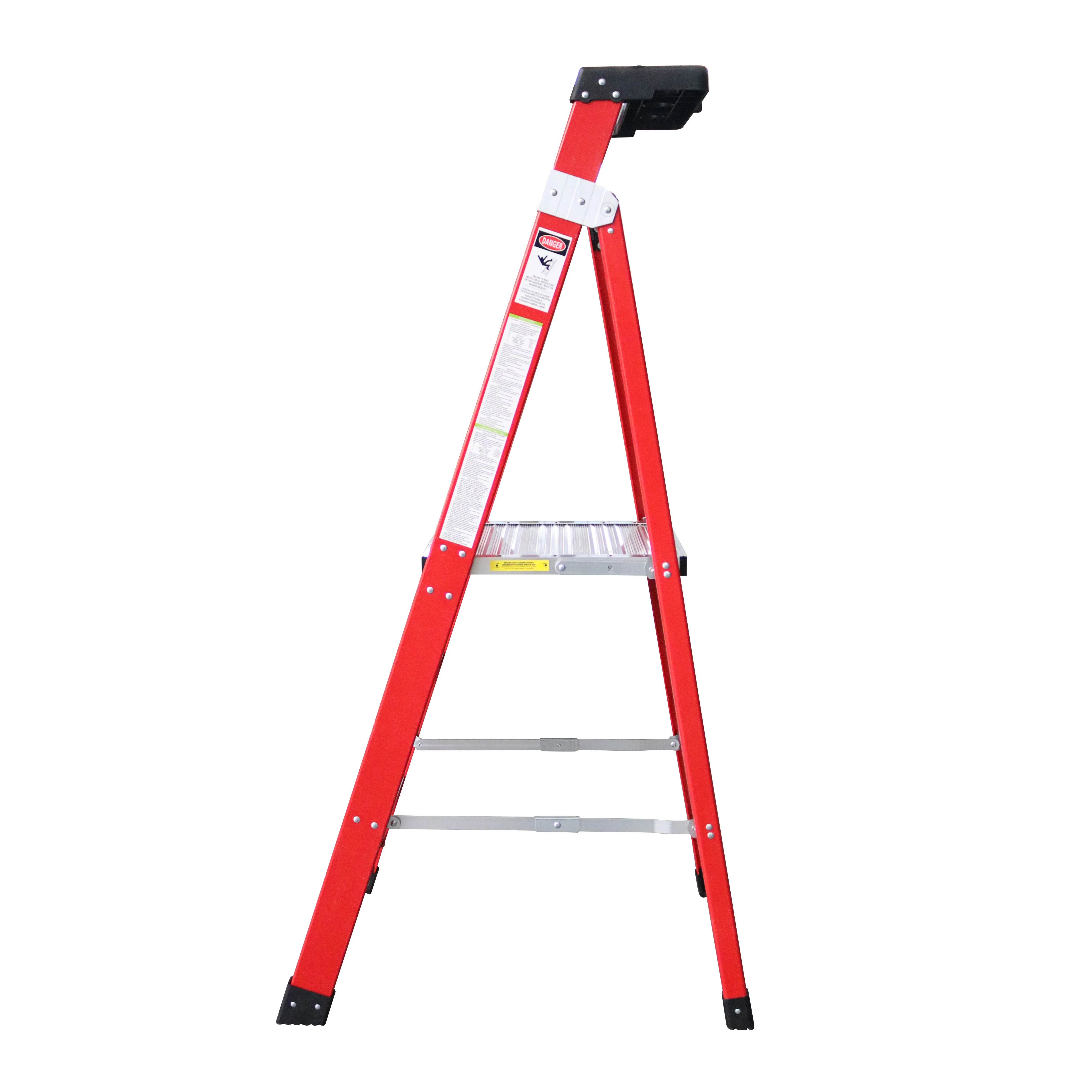 DuraDrive 3feet Fiberglass Platform Ladder, 300 Lbs. Grade 1A - Image 4