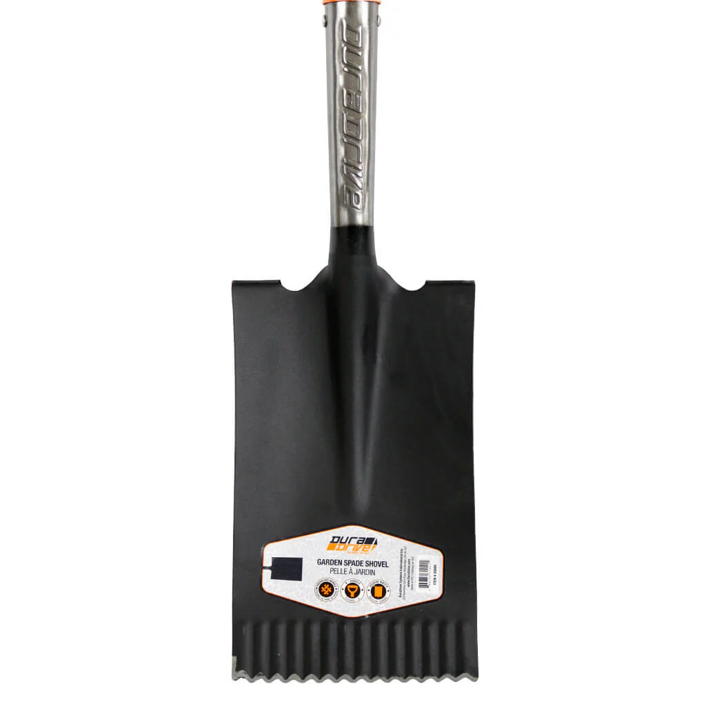 DuraDrive 43" Fiberglass D-Handle Garden Spade Shovel - Image 2