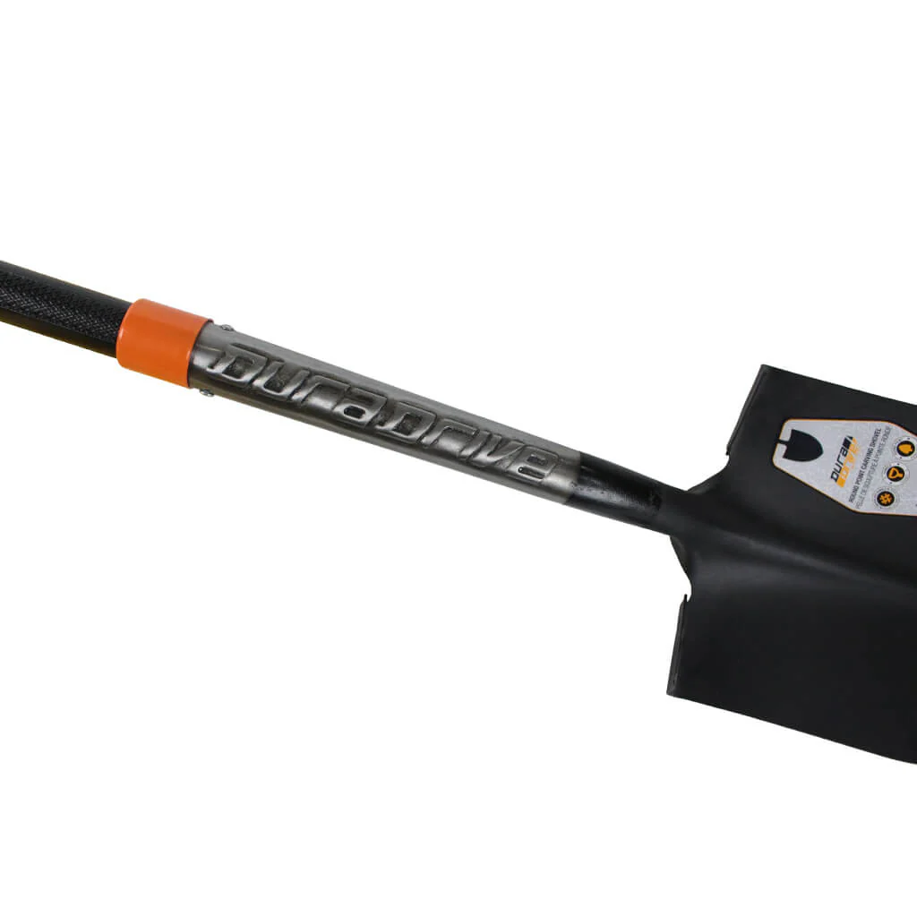 DuraDrive 45" Fiberglass D-Handle Round Point Carving Shovel - Image 2