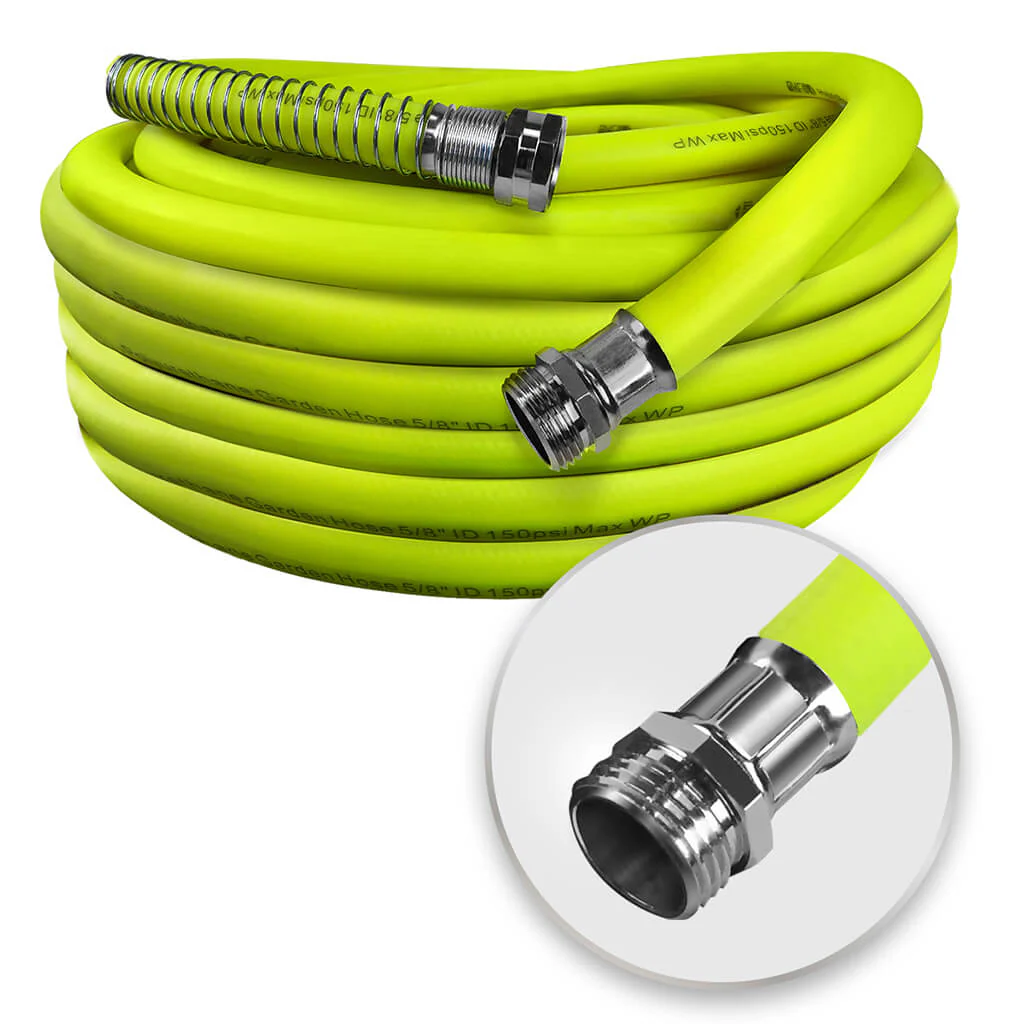 DuraDrive 5/8 in. x 75 ft. Lime Hybrid Polyurethane Garden Hose - Image 3