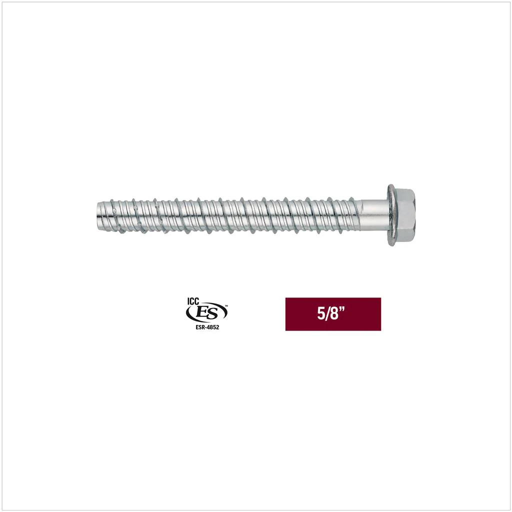 DuraDrive 5/8" x 8" Threaded Concrete Screw Anchor (20-Pack)