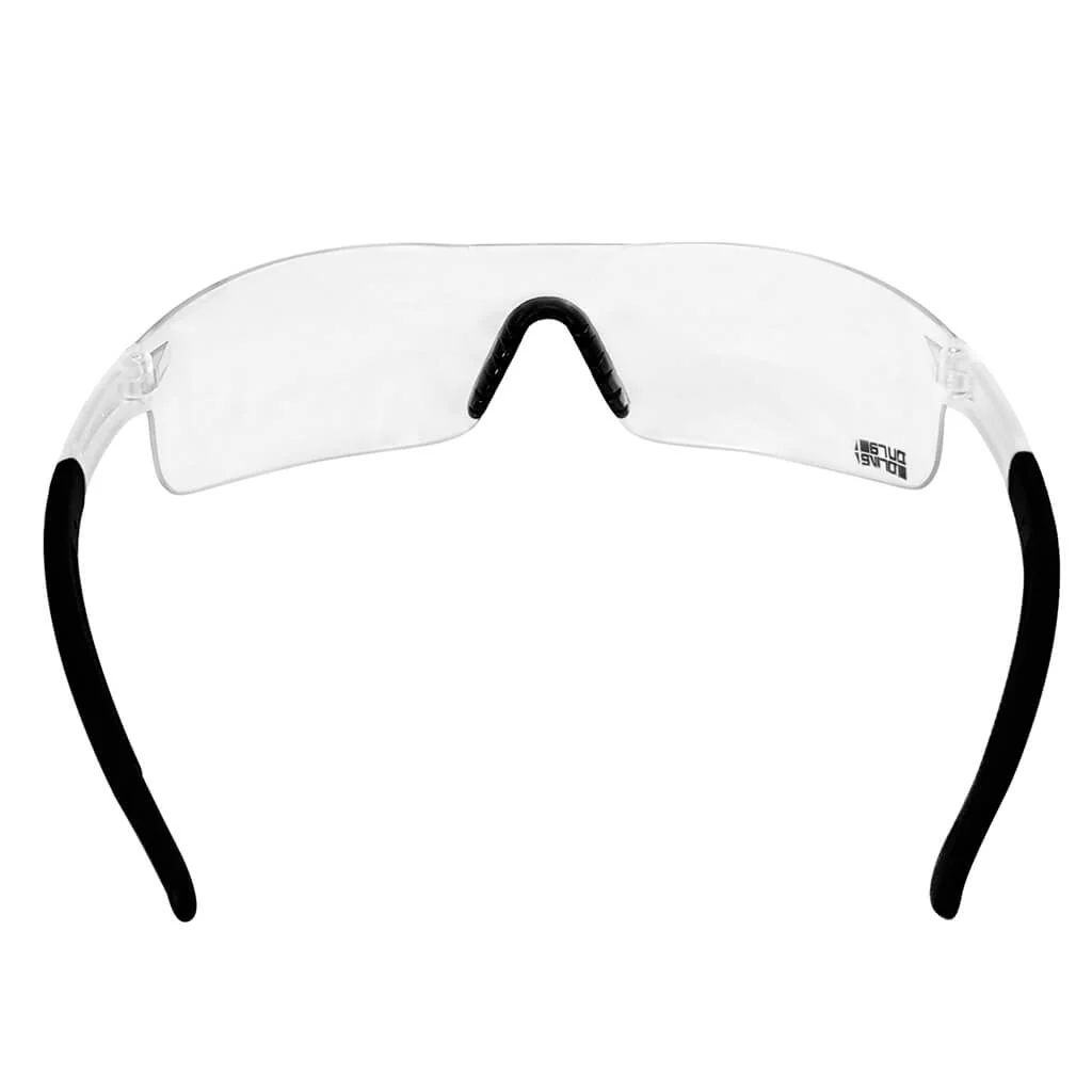 DuraDrive Clear Lens Anti-Scratch Anti-Fog Wrap Around Safety Glasses - Image 3