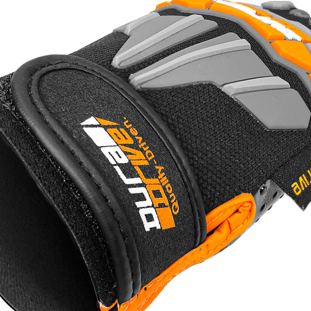 DuraDrive Black/Grey ATOM PVC Dot Grip Impact-Resistant Touch-Screen Work Gloves - Image 4