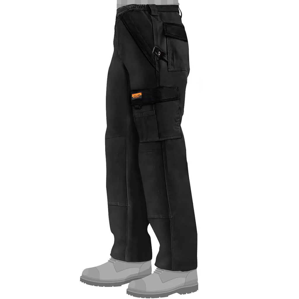 DuraDrive Black Two Tone Tradesman Work Pant - Image 4